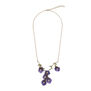 Purple petunia necklace by Michael Michaud